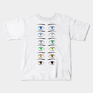 Colors of the Eyes Kids T-Shirt